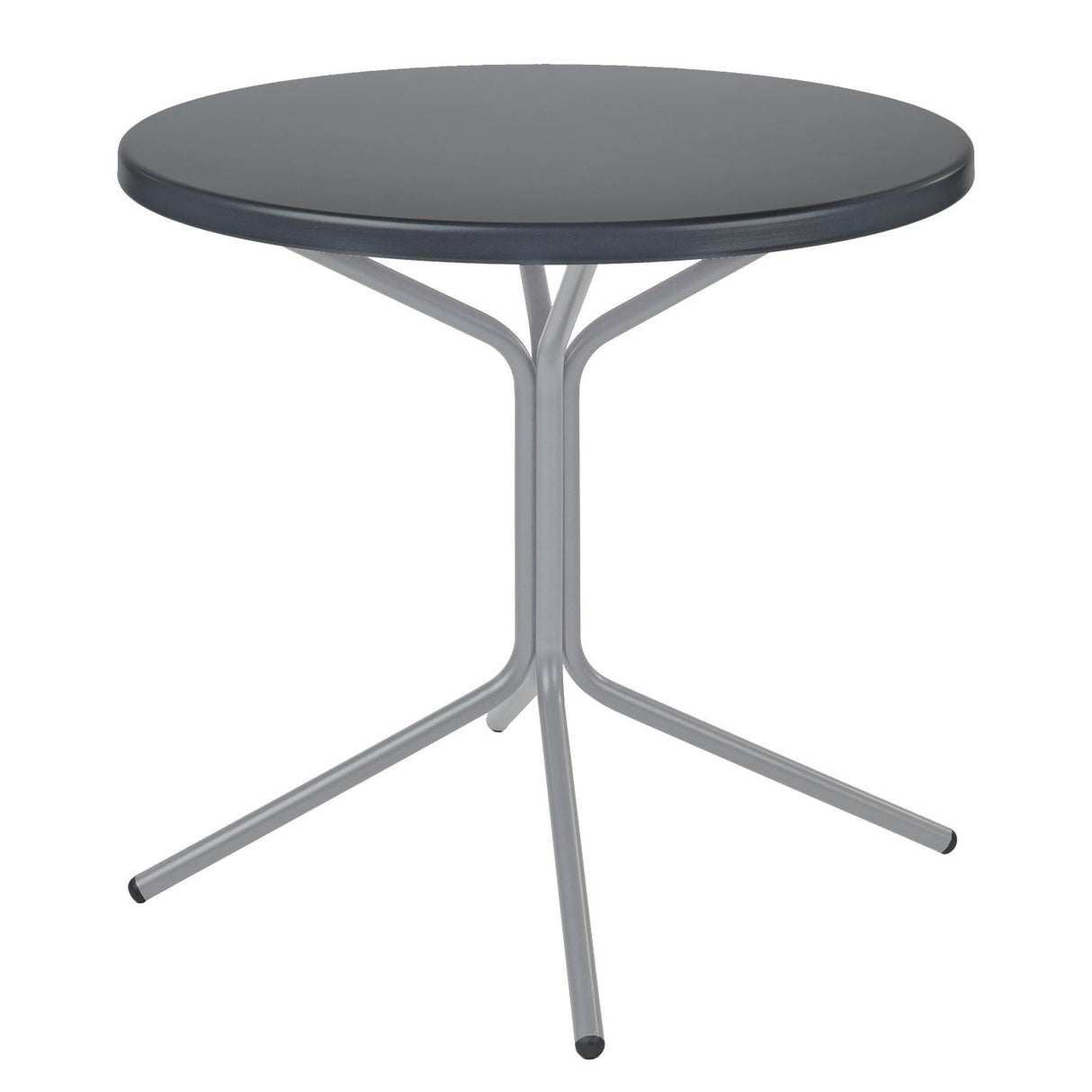 Schaffner PIX Table bistrot rabattable Ø80cm Gris Argent 78 Graphite 73