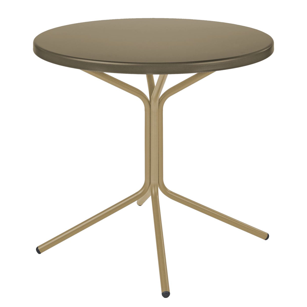 Schaffner PIX Table bistrot rabattable Ø80cm Marron Pastel 83 Champagne 85