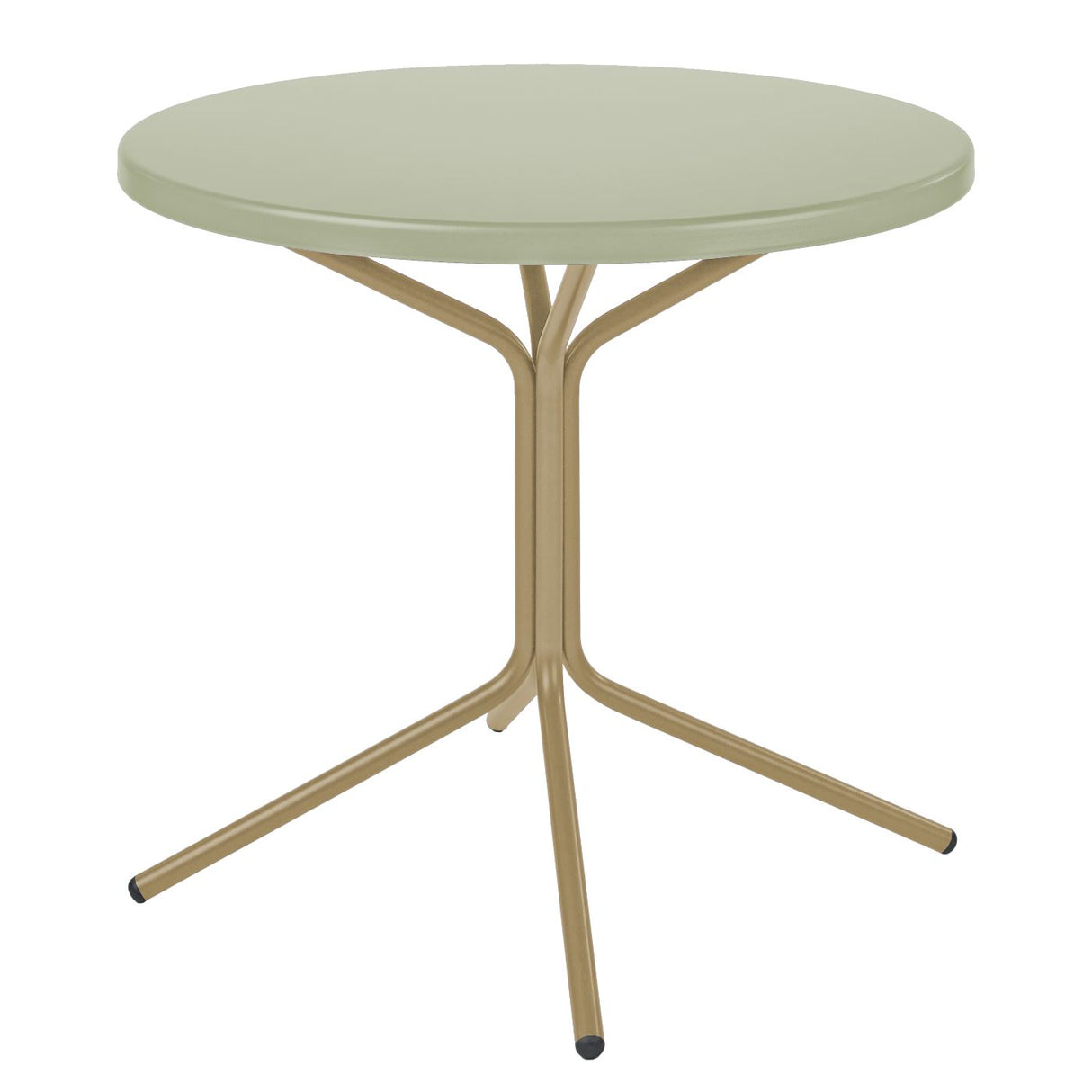 Schaffner PIX Table bistrot rabattable Ø80cm Marron Pastel 83 Vert Pastel 64