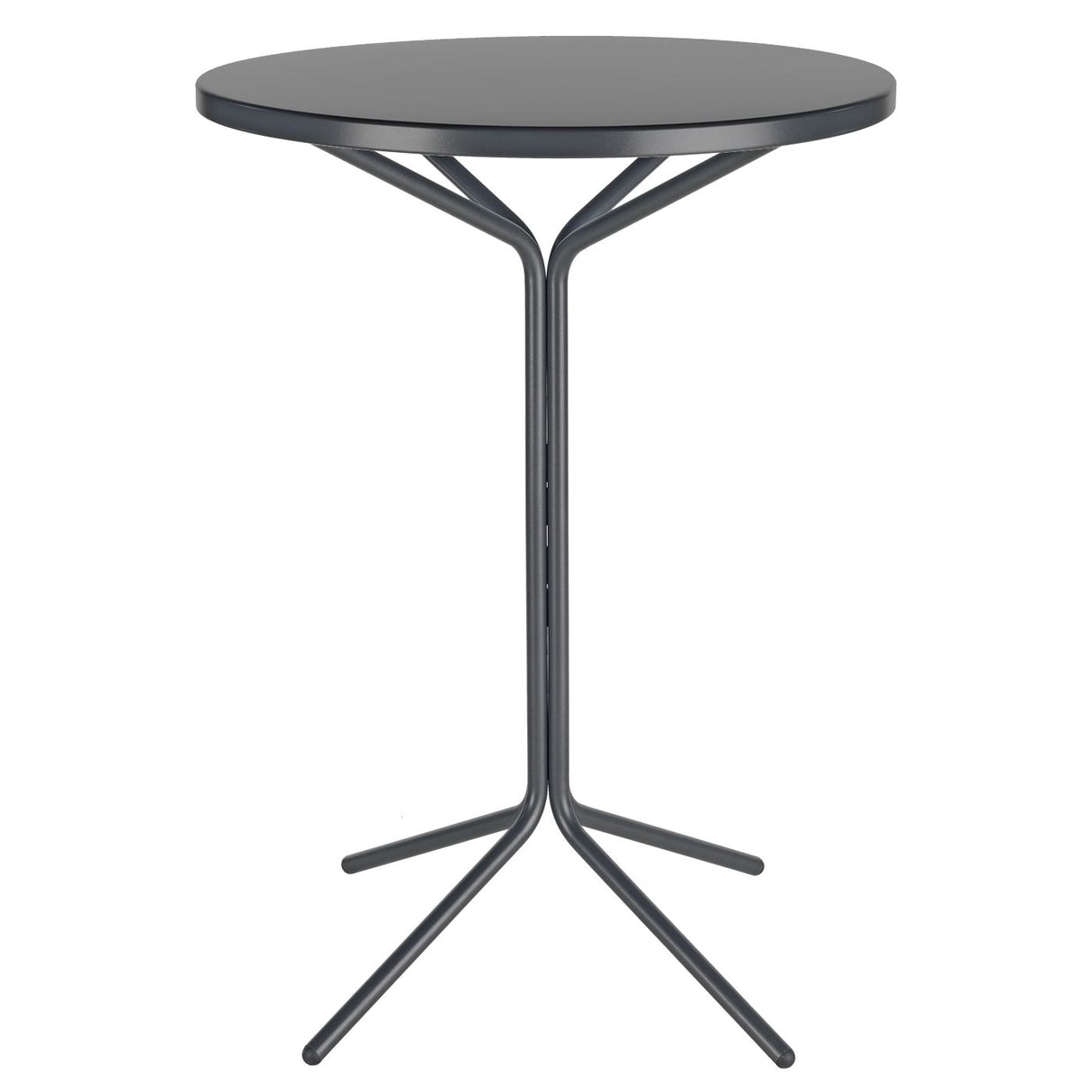 Schaffner PIX Table haute bistrot rabattable Ø60cm Anthracite 77 Graphite 73