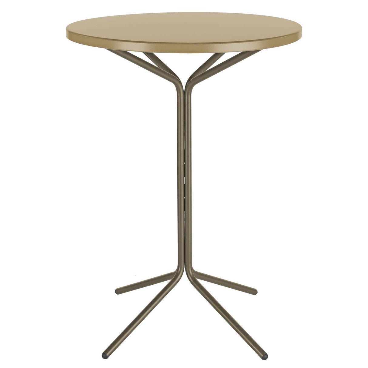 Schaffner PIX Table haute bistrot rabattable Ø60cm Champagne 85 Marron Pastel 83