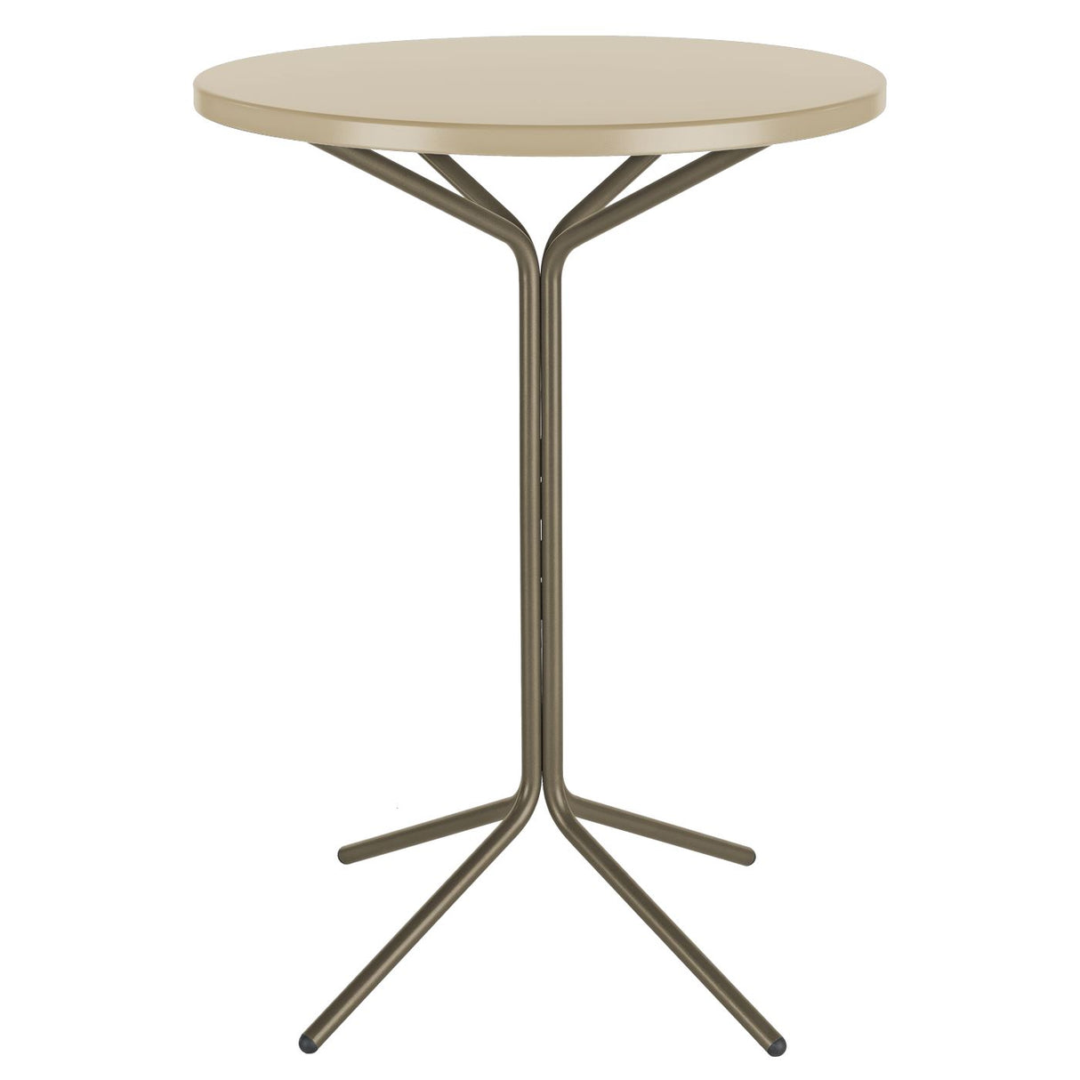 Schaffner PIX Table haute bistrot rabattable Ø60cm Champagne 85 Sable Pastel 15