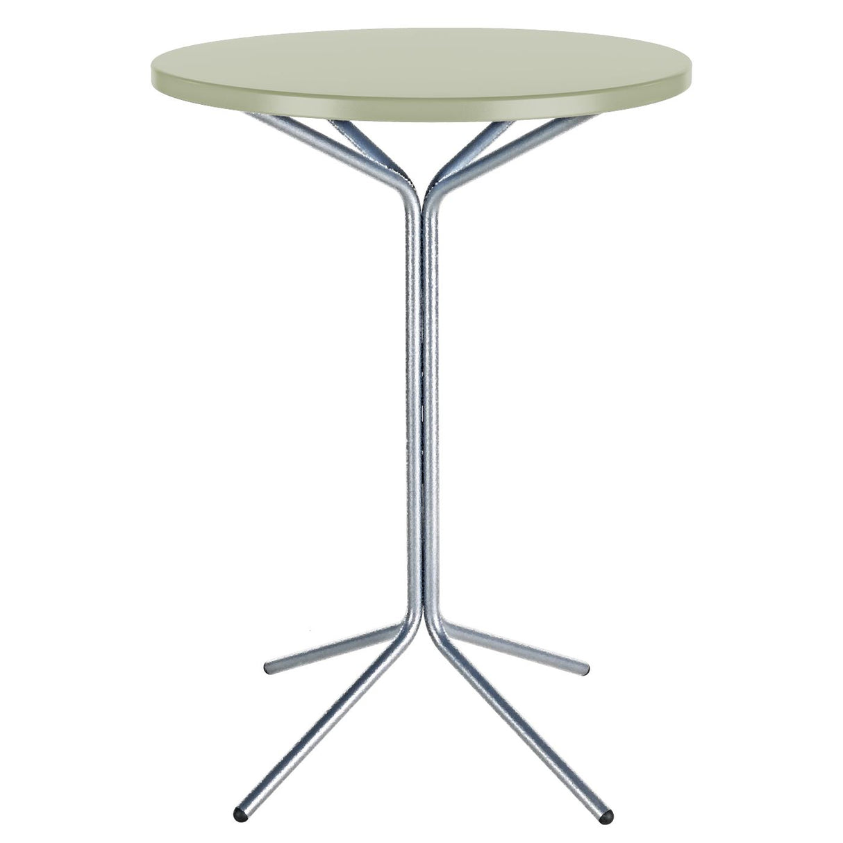 Schaffner PIX Table haute bistrot rabattable Ø60cm Galvanisé à chaud 02 Vert Pastel 64