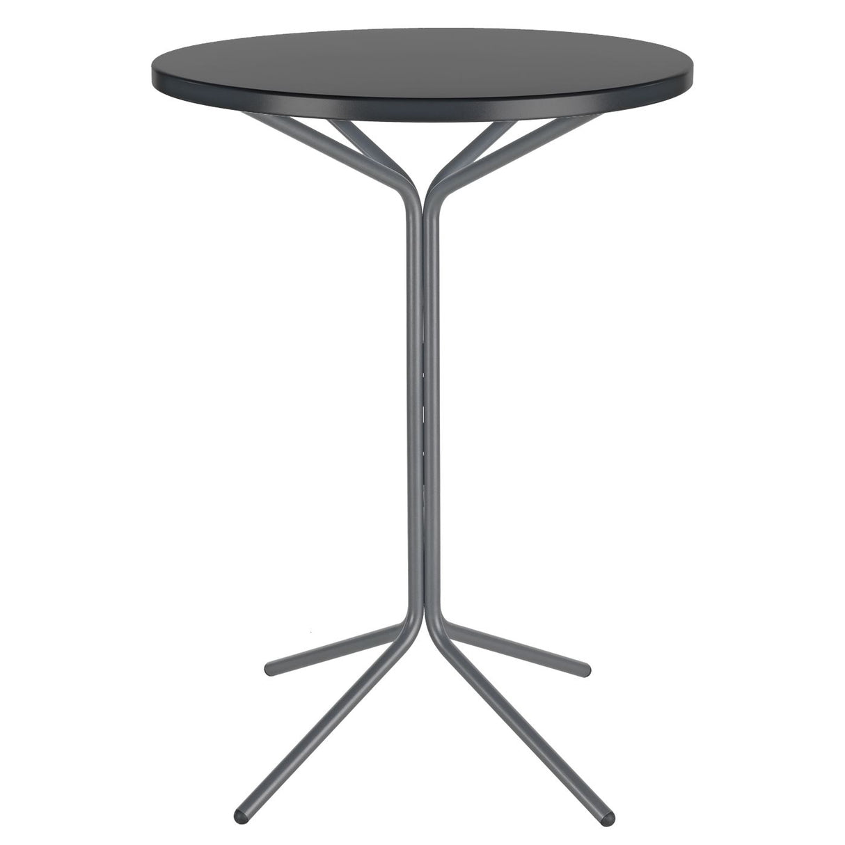 Schaffner PIX Table haute bistrot rabattable Ø60cm Graphite 73 Anthracite 77