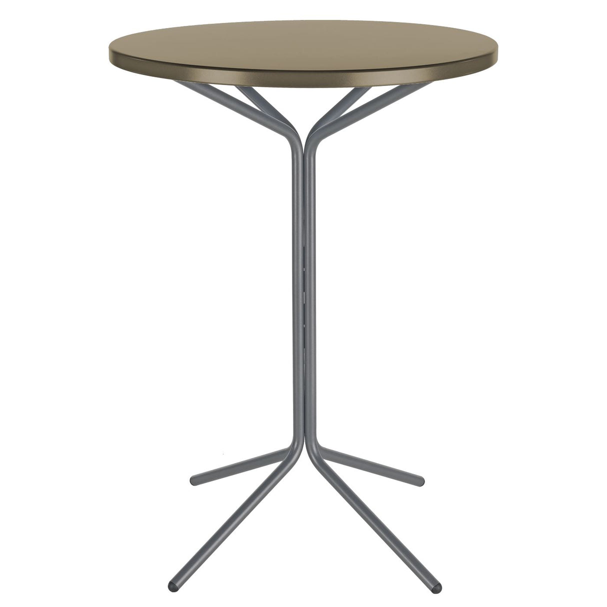 Schaffner PIX Table haute bistrot rabattable Ø60cm Graphite 73 Champagne 85