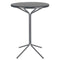Schaffner PIX Table haute bistrot rabattable Ø60cm Graphite 73 Graphite 73 