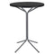Schaffner PIX Table haute bistrot rabattable Ø60cm Graphite 73 Noir 91 