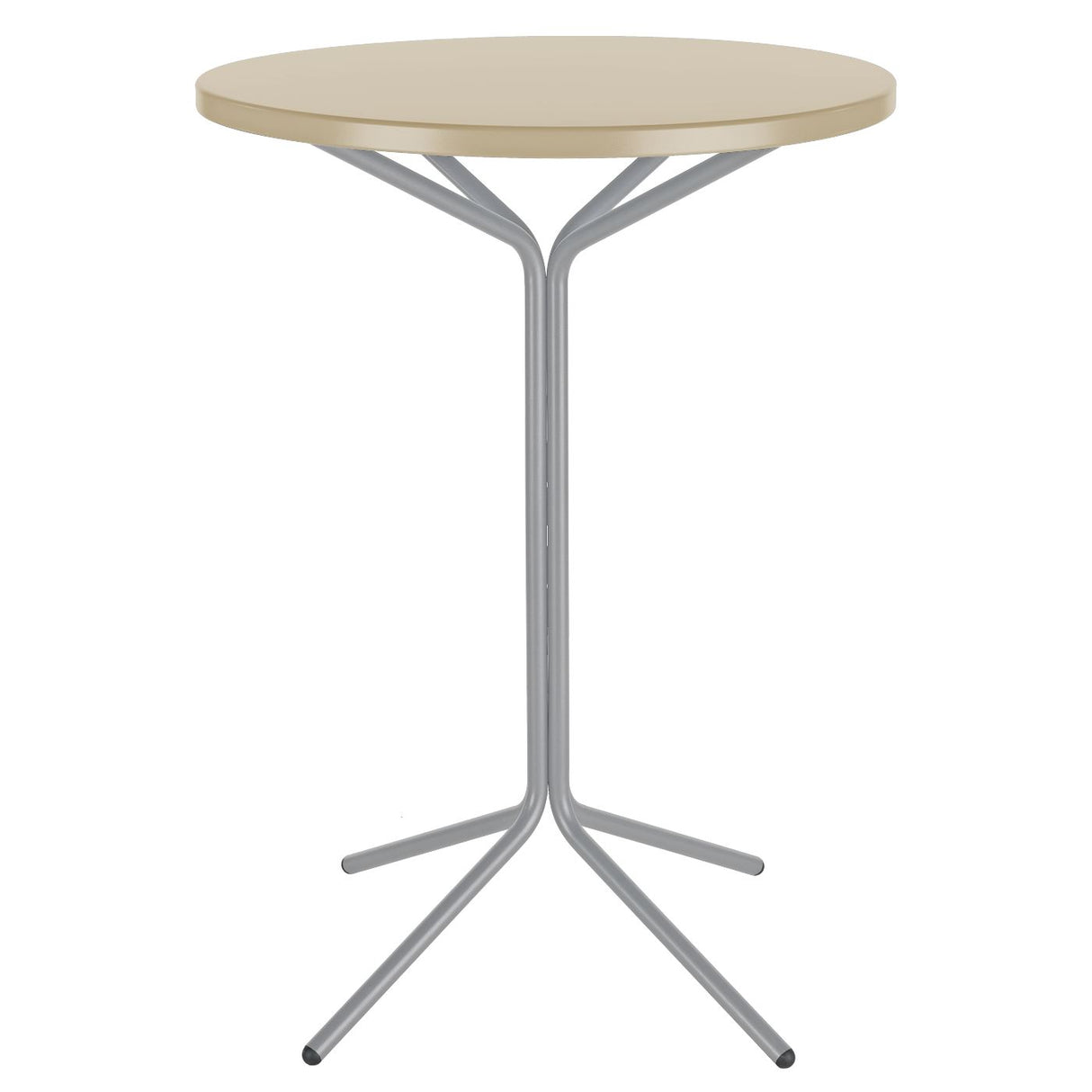 Schaffner PIX Table haute bistrot rabattable Ø60cm Gris Argent 78 Sable Pastel 15