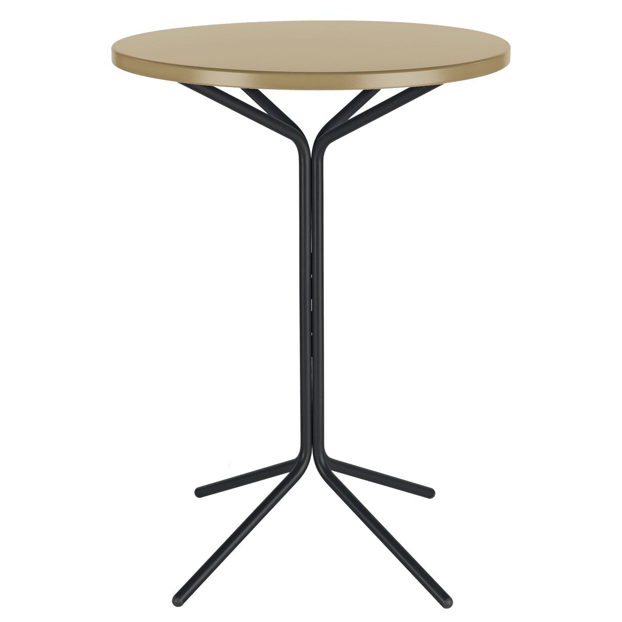 Schaffner PIX Table haute bistrot rabattable Ø60cm Noir 91 Marron Pastel 83