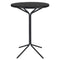 Schaffner PIX Table haute bistrot rabattable Ø60cm Noir 91 Noir 91 