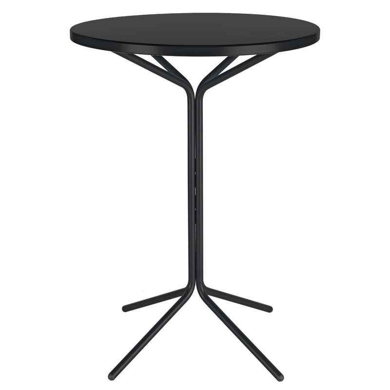 Schaffner PIX Table haute bistrot rabattable Ø60cm Noir 91 Noir 91 