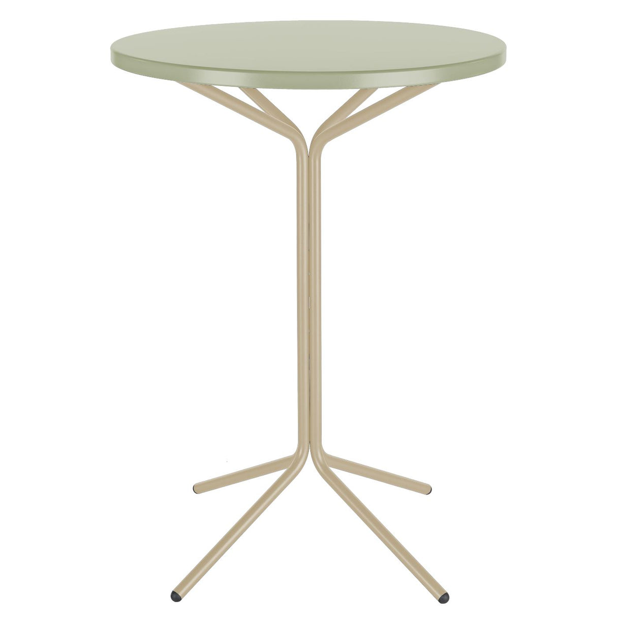 Schaffner PIX Table haute bistrot rabattable Ø60cm Sable Pastel 15 Vert Pastel 64
