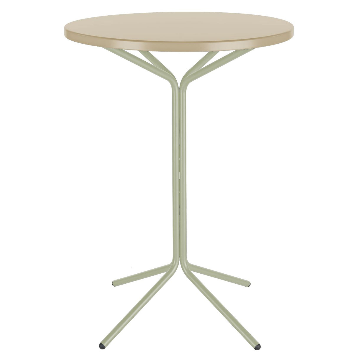 Schaffner PIX Table haute bistrot rabattable Ø60cm Vert Pastel 64 Sable Pastel 15