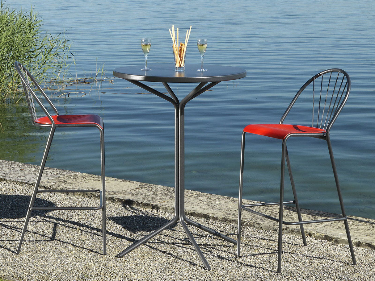 Schaffner PIX Table haute bistrot rabattable Ø80cm