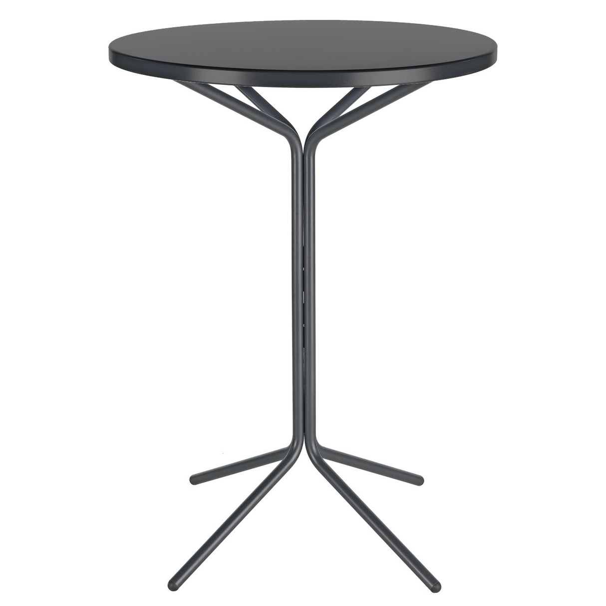 Schaffner PIX Table haute bistrot rabattable Ø80cm Anthracite 77 Anthracite 77