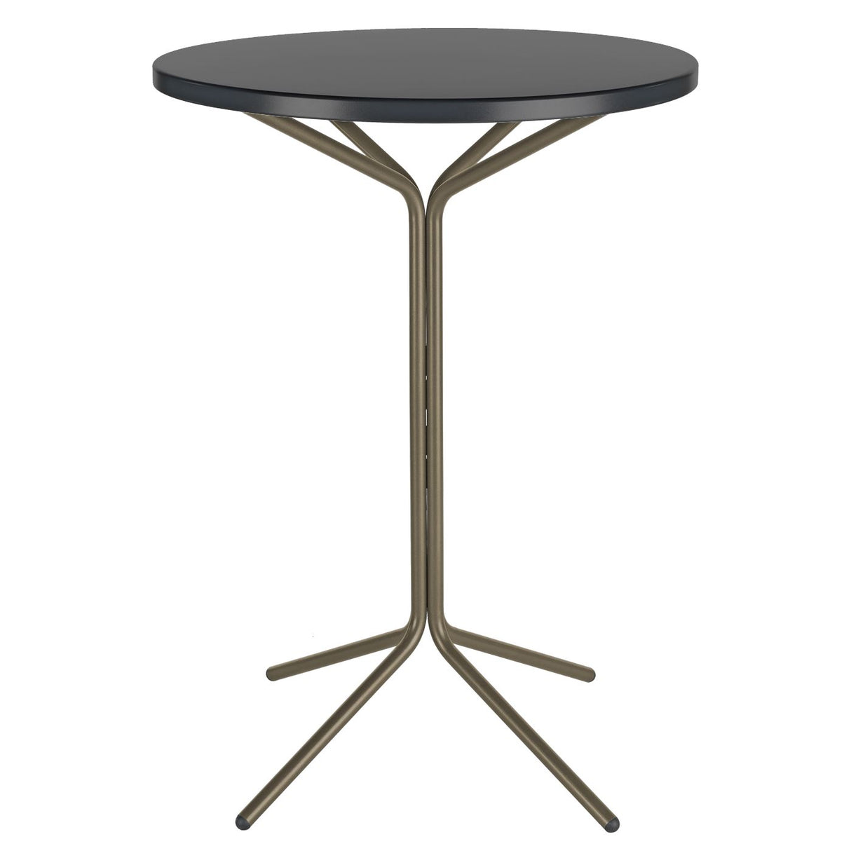 Schaffner PIX Table haute bistrot rabattable Ø80cm Champagne 85 Anthracite 77