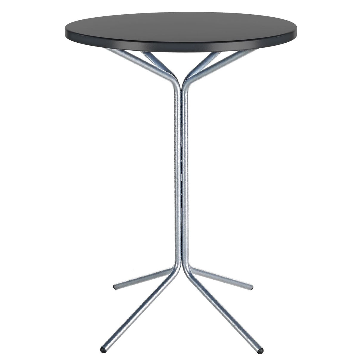 Schaffner PIX Table haute bistrot rabattable Ø80cm Galvanisé à chaud 02 Anthracite 77