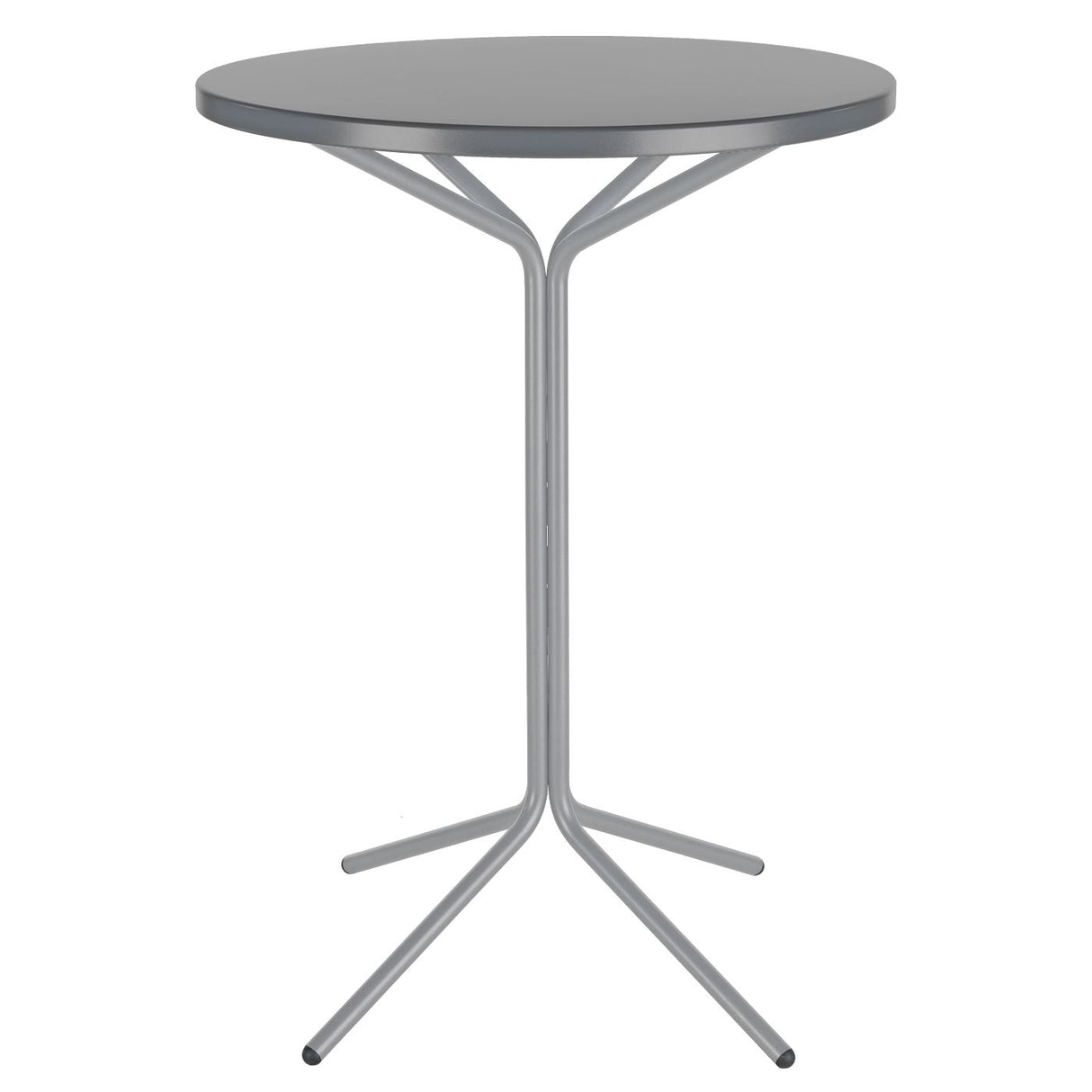 Schaffner PIX Table haute bistrot rabattable Ø80cm Gris Argent 78 Gris Argent 78