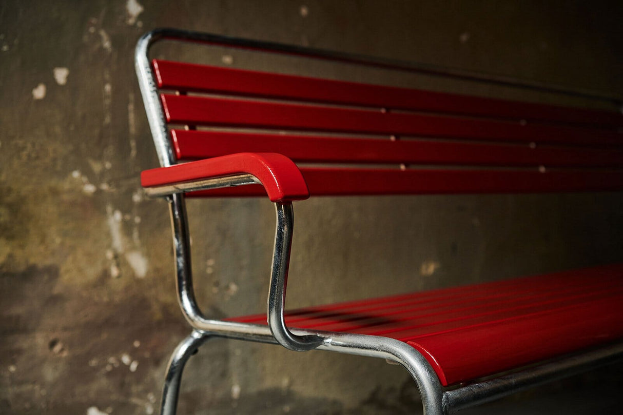 Schaffner Rigi Banc à lattes 3 places avec accoudoirs