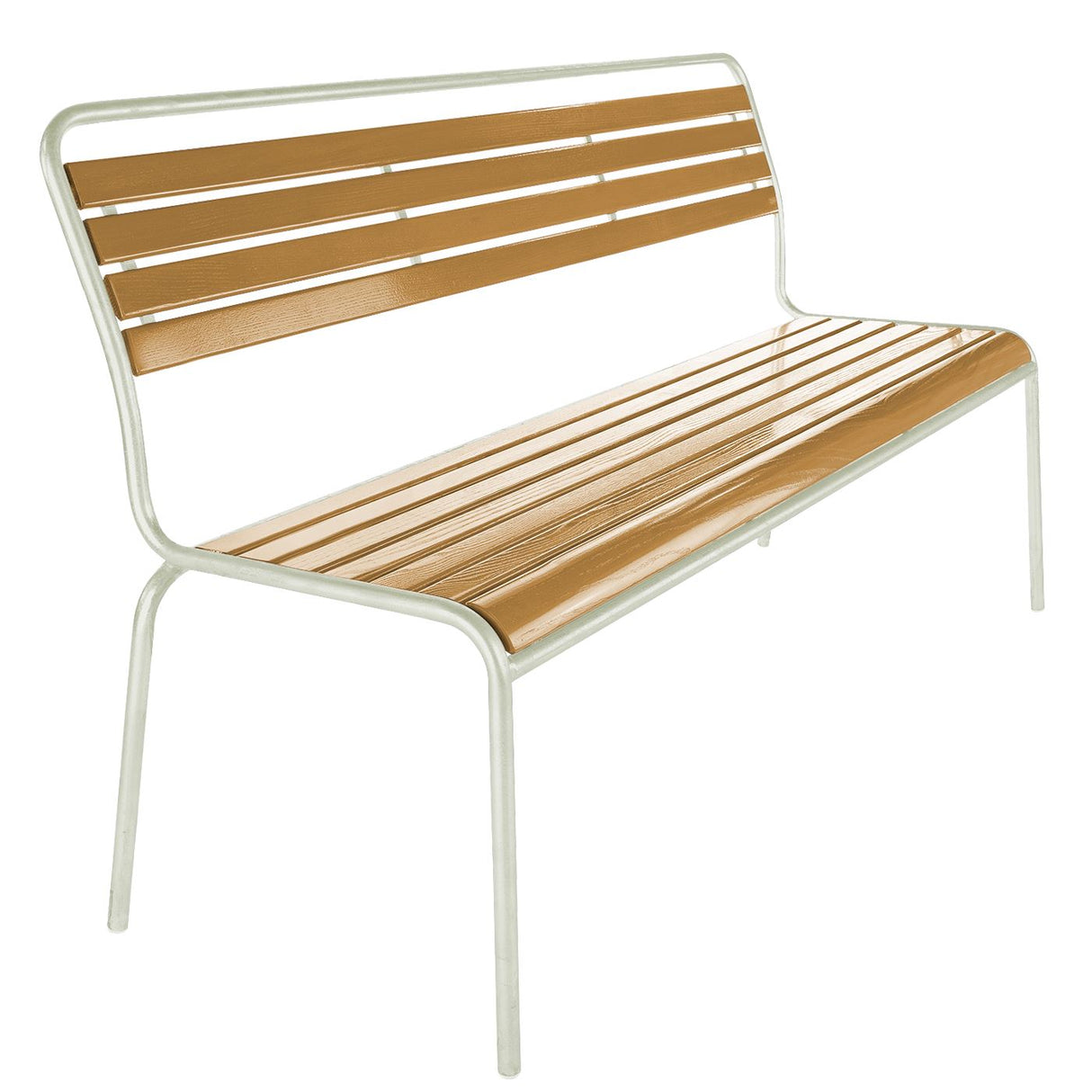 Schaffner Rigi Banc à lattes 3 places sans accoudoirs Vert Pastel 64 Laqué 92