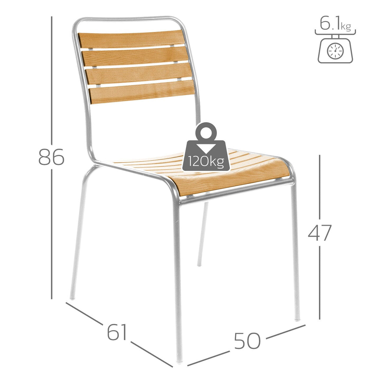 Schaffner Rigi chaise à lattes