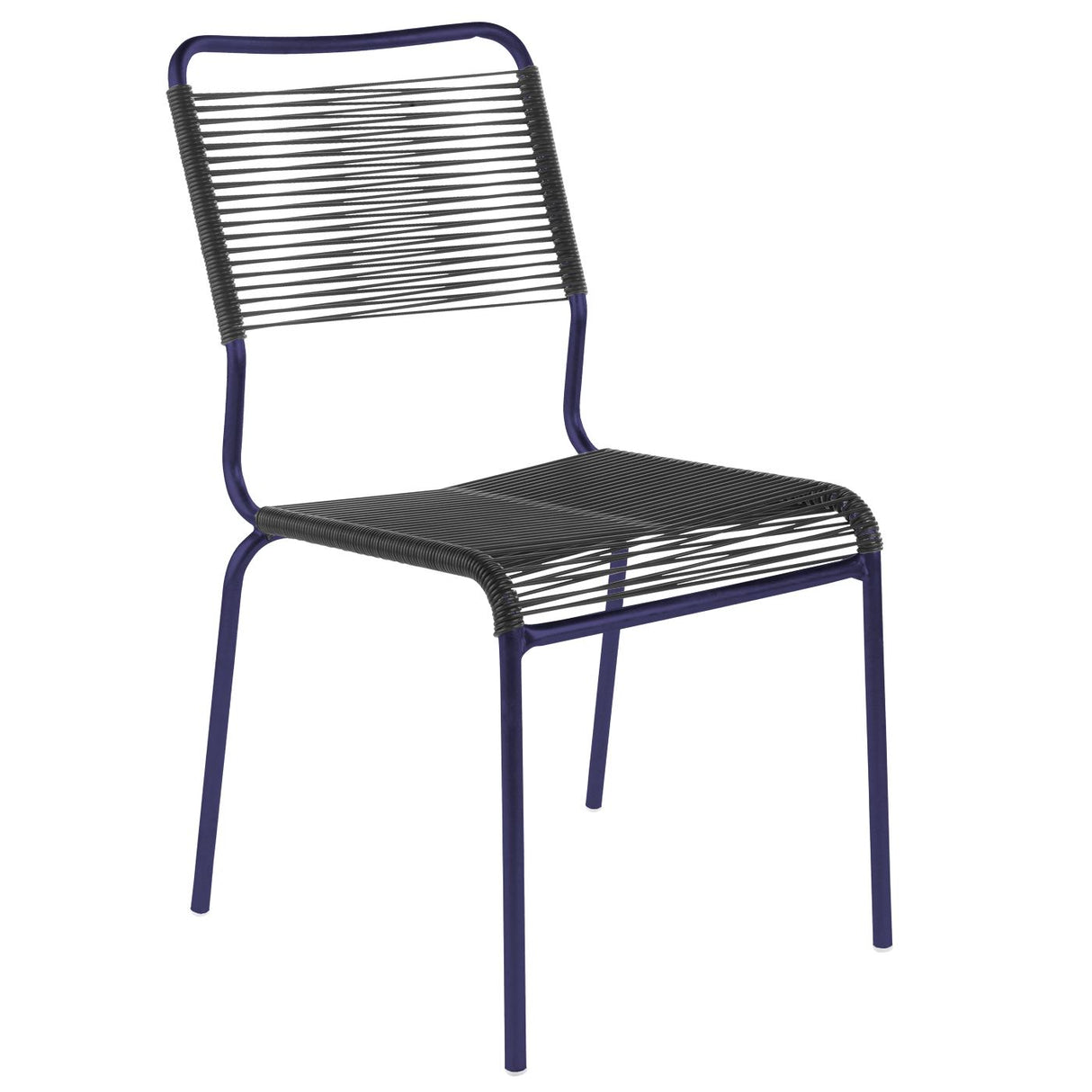 Schaffner Rigi chaise Spaghetti Bleu 53 Anthracite 77