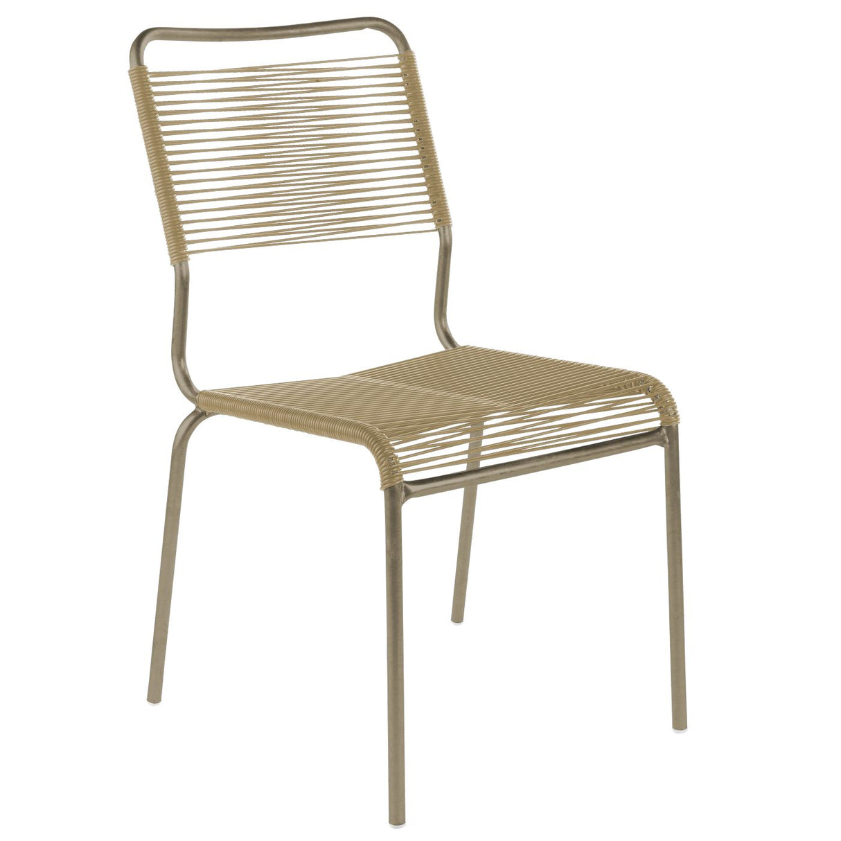 Schaffner Rigi chaise Spaghetti Champagne 85 Marron pastel 83