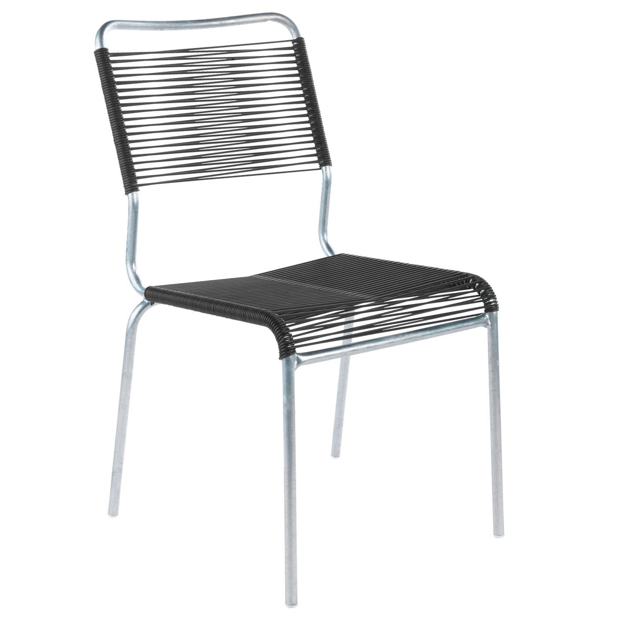 Schaffner Rigi chaise Spaghetti Galvanisé à chaud 02 Anthracite 77