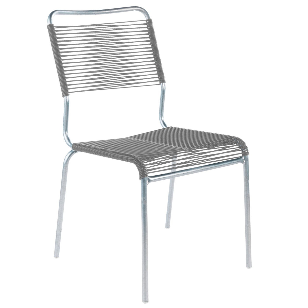Schaffner Rigi chaise Spaghetti Galvanisé à chaud 02 Gris Argent 78