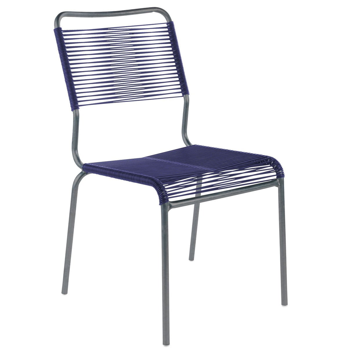 Schaffner Rigi chaise Spaghetti Graphite 73 Bleu 53
