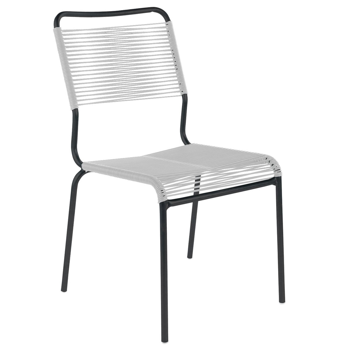 Schaffner Rigi chaise Spaghetti Noir 91 Blanc 90