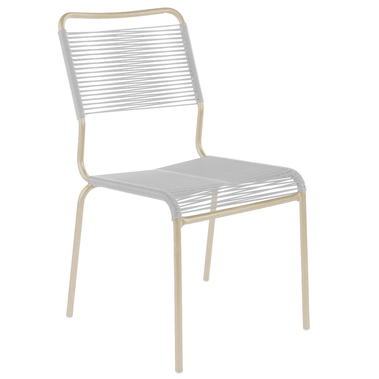 Schaffner Rigi chaise Spaghetti Sable Pastel 15 Blanc 90