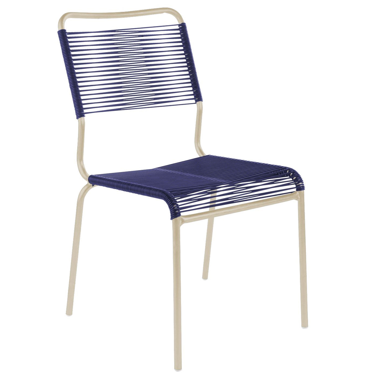 Schaffner Rigi chaise Spaghetti Sable Pastel 15 Bleu 53