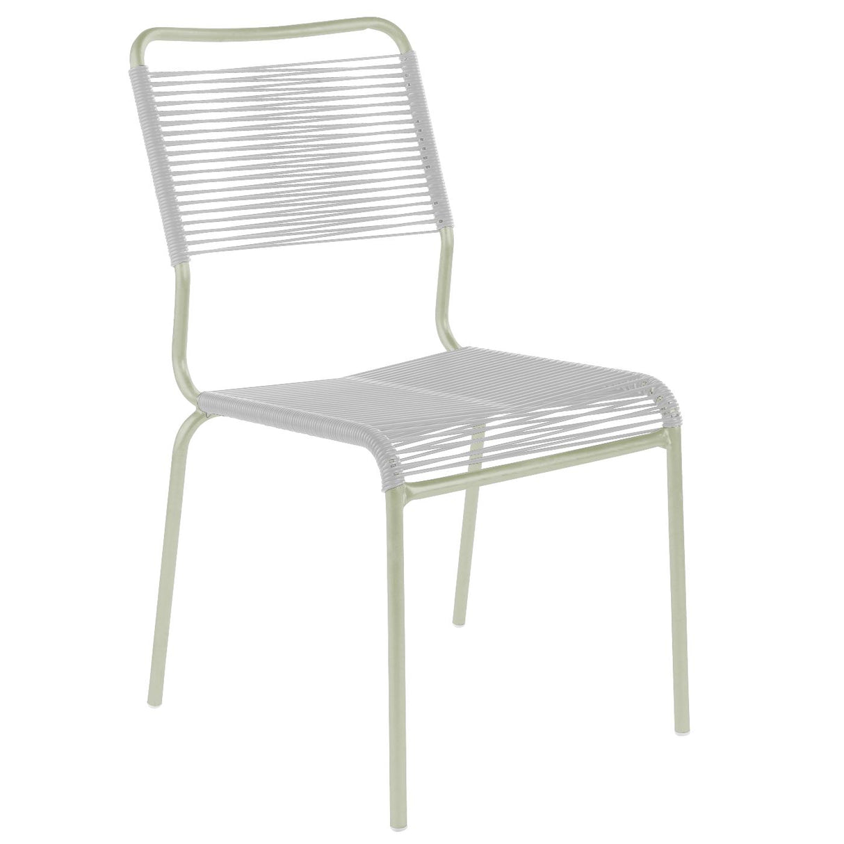 Schaffner Rigi chaise Spaghetti Vert Pastel 64 Blanc 90