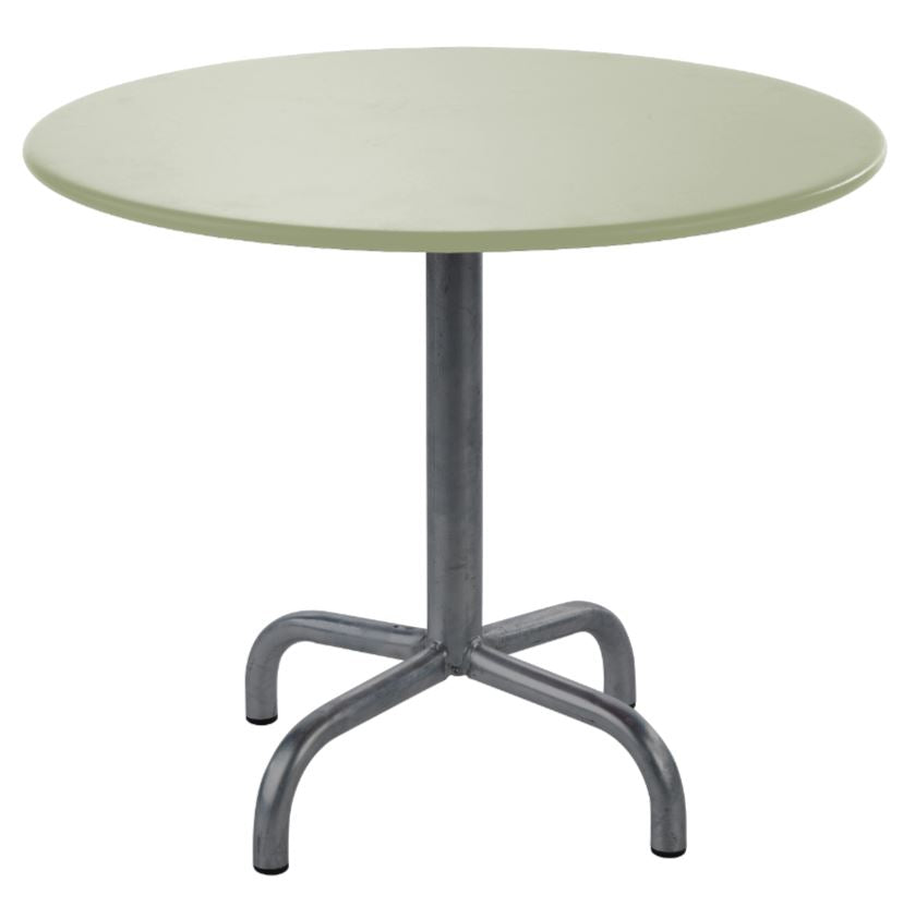 Schaffner Rigi Table d'appoint rabattable Ø60cm Anthracite 77 Vert Pastel 64