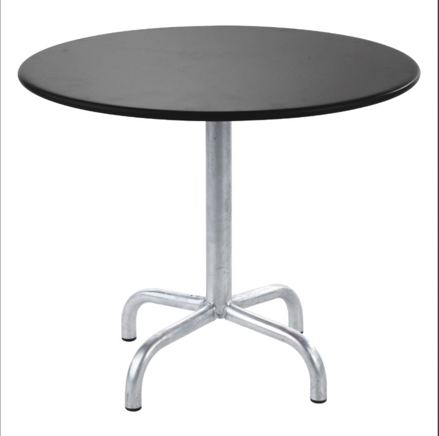 Schaffner Rigi Table d'appoint rabattable Ø60cm Galvanisé à chaud 02 Anthracite 77