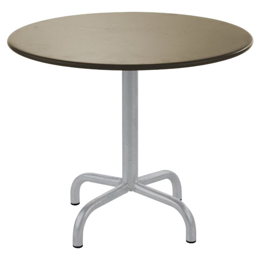 Schaffner Rigi Table d'appoint rabattable Ø60cm Gris Argent 78 Champagne 85