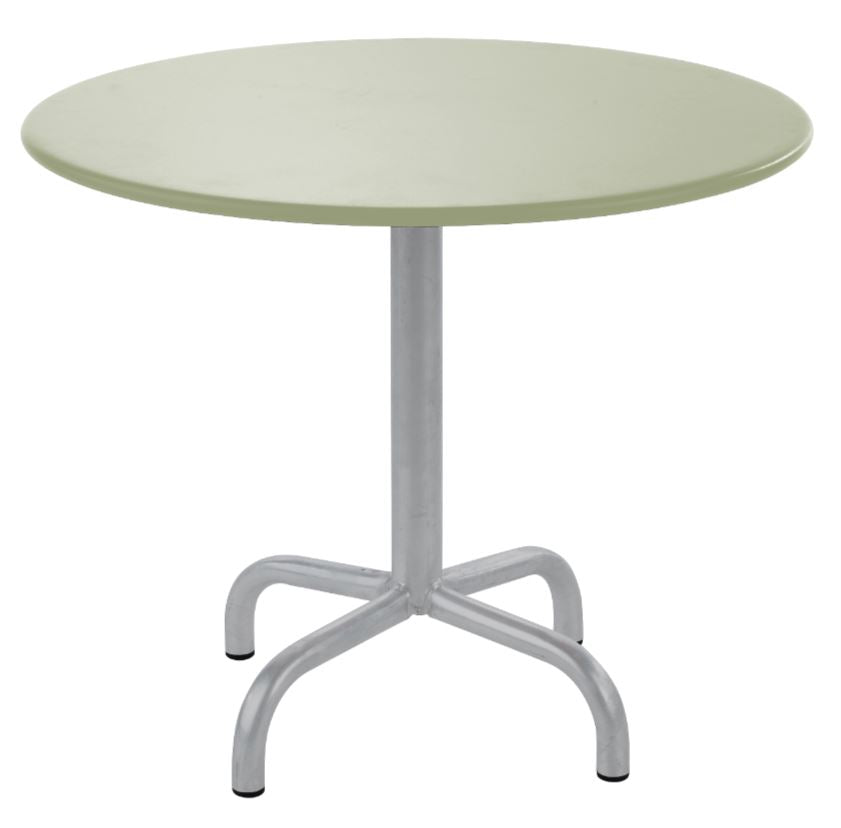 Schaffner Rigi Table d'appoint rabattable Ø60cm Gris Argent 78 Vert Pastel 64
