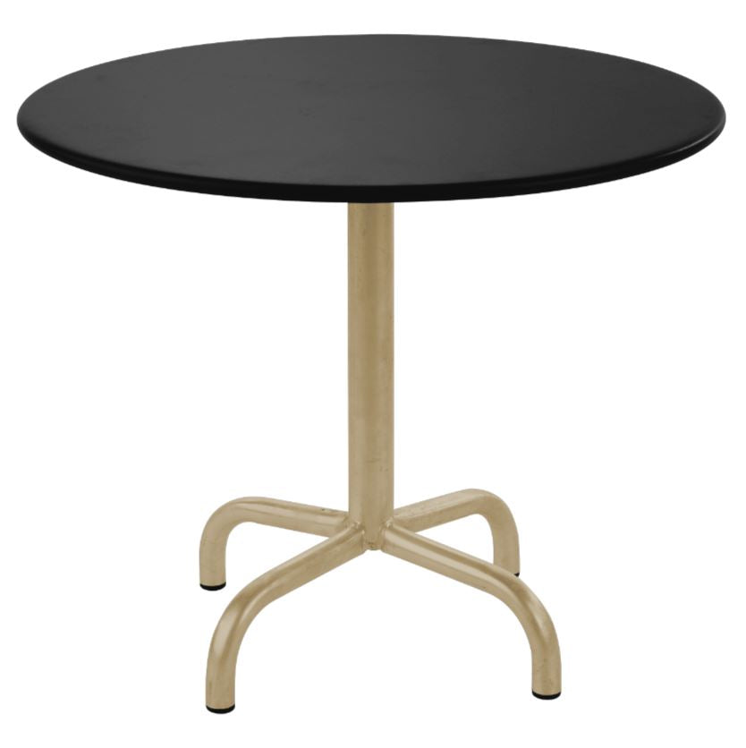 Schaffner Rigi Table d'appoint rabattable Ø60cm Marron Pastel 83 Noir 91