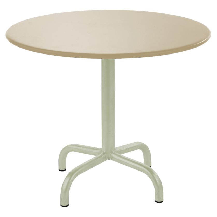 Schaffner Rigi Table d'appoint rabattable Ø60cm Vert Pastel 64 Sable Pastel 15