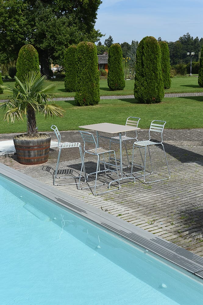 Schaffner Rigi Table haute rabattable 120x70cm