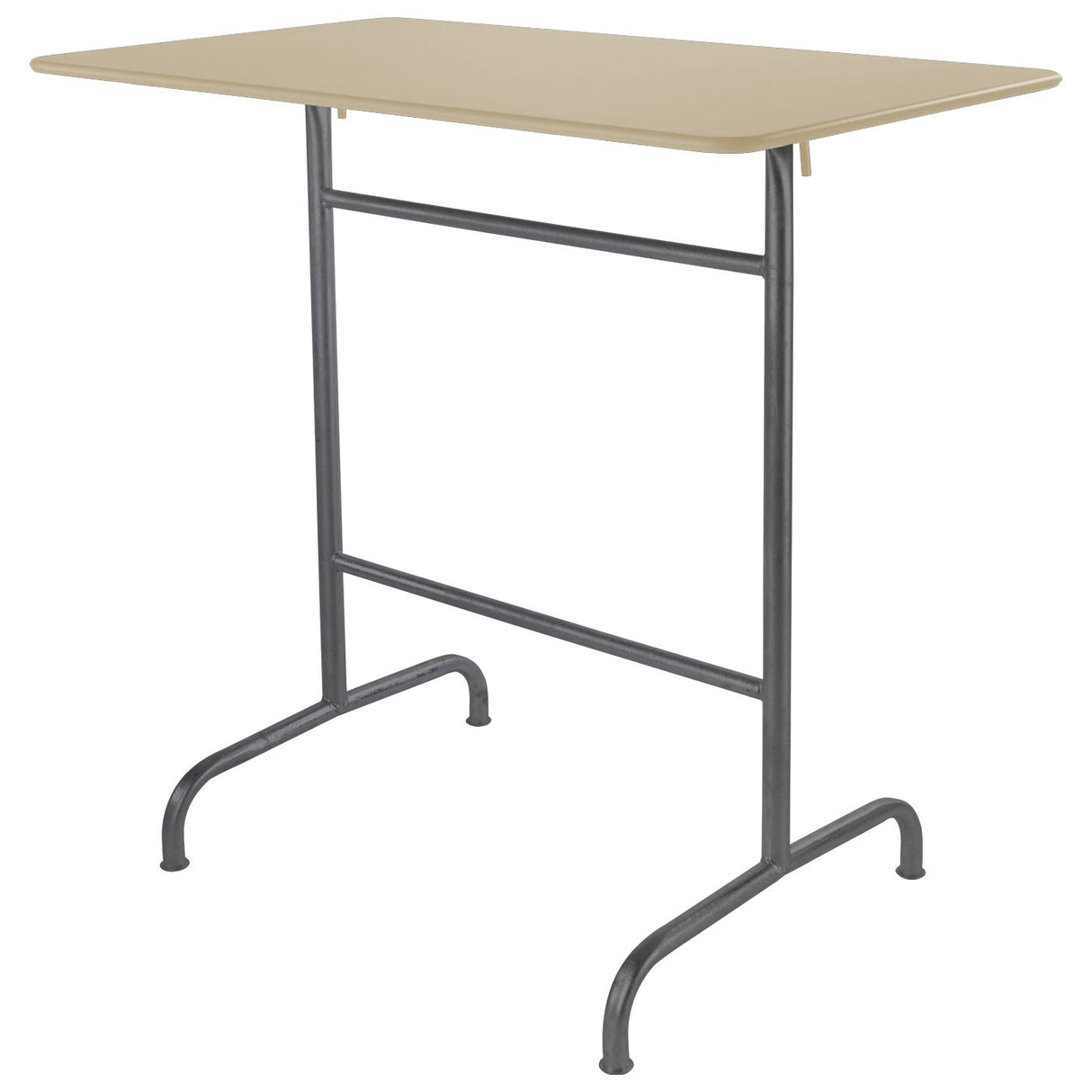 Schaffner Rigi Table haute rabattable 120x70cm Anthracite 77 Sable Pastel 15
