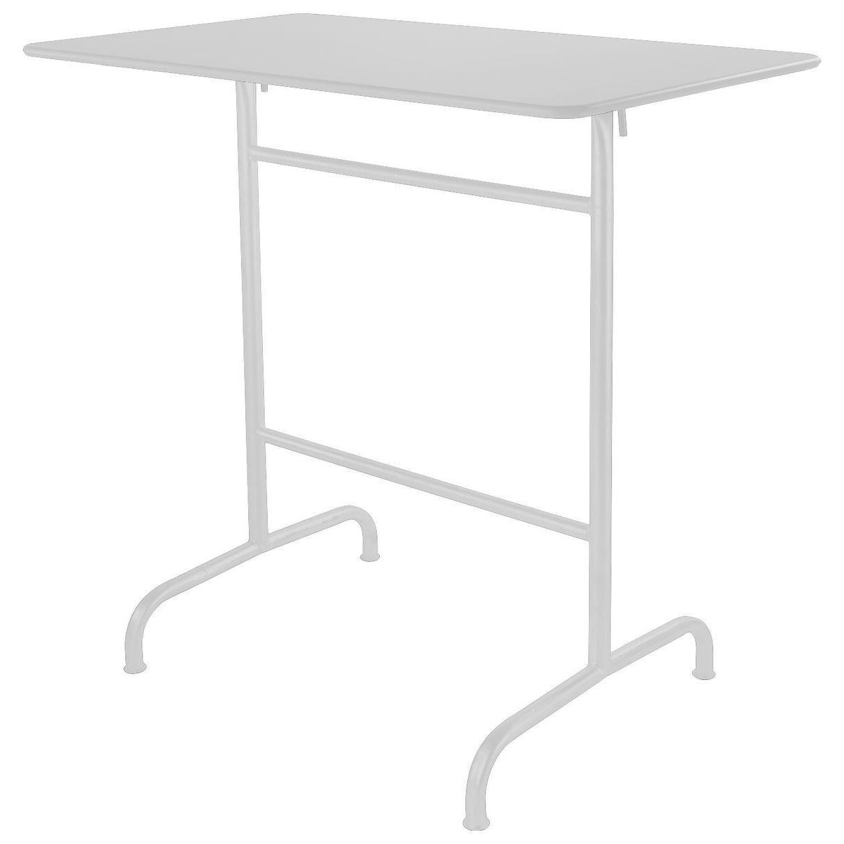 Schaffner Rigi Table haute rabattable 120x70cm Blanc 90 Blanc 90