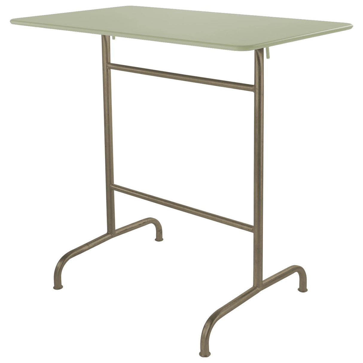 Schaffner Rigi Table haute rabattable 120x70cm Champagne 85 Vert Pastel 64