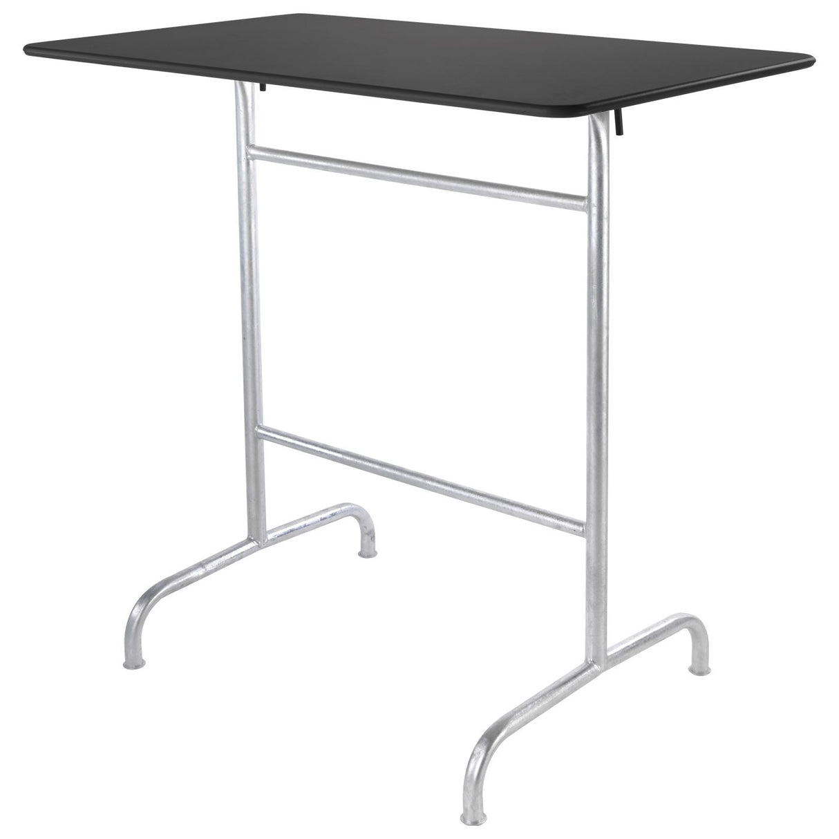 Schaffner Rigi Table haute rabattable 120x70cm Galvanisé à chaud 02 Anthracite 77