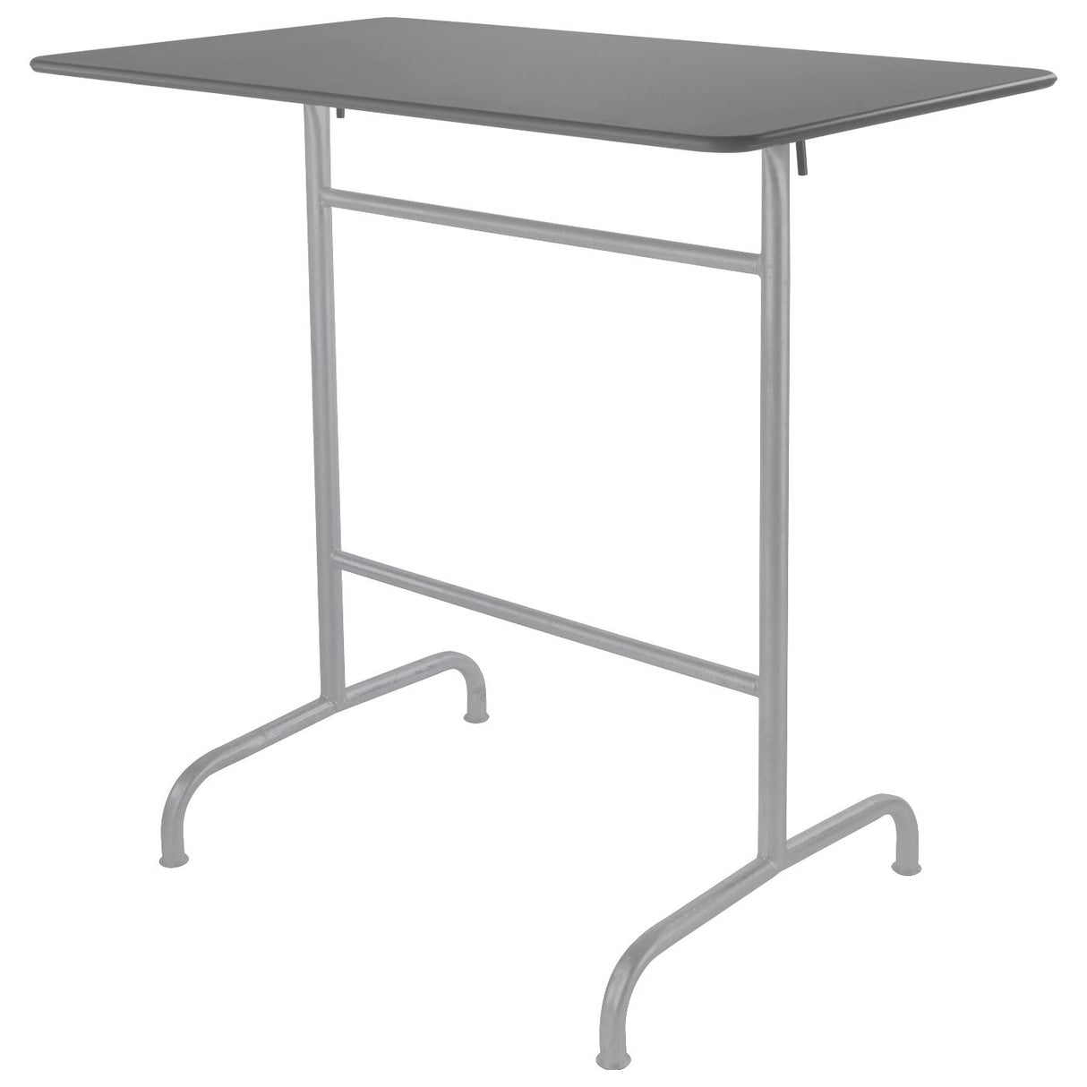 Schaffner Rigi Table haute rabattable 120x70cm Gris Argent 78 Gris Argent 78