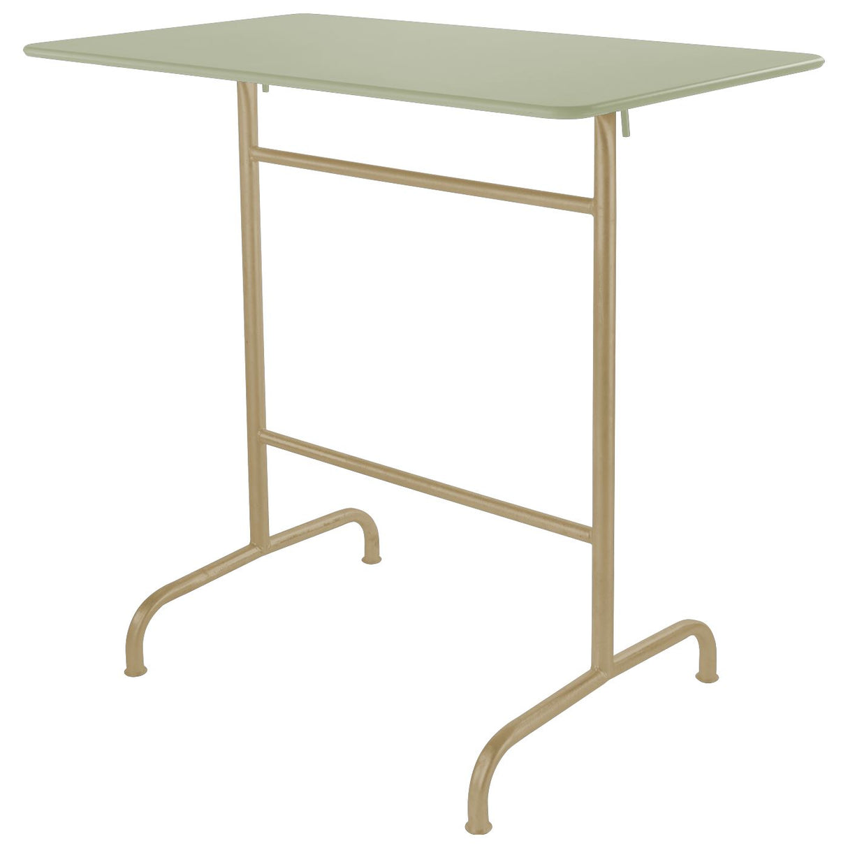 Schaffner Rigi Table haute rabattable 120x70cm Marron Pastel 83 Vert Pastel 64