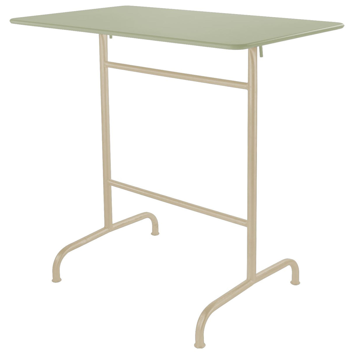 Schaffner Rigi Table haute rabattable 120x70cm Sable Pastel 15 Vert Pastel 64