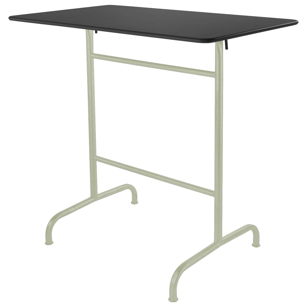 Schaffner Rigi Table haute rabattable 120x70cm Vert Pastel 64 Anthracite 77