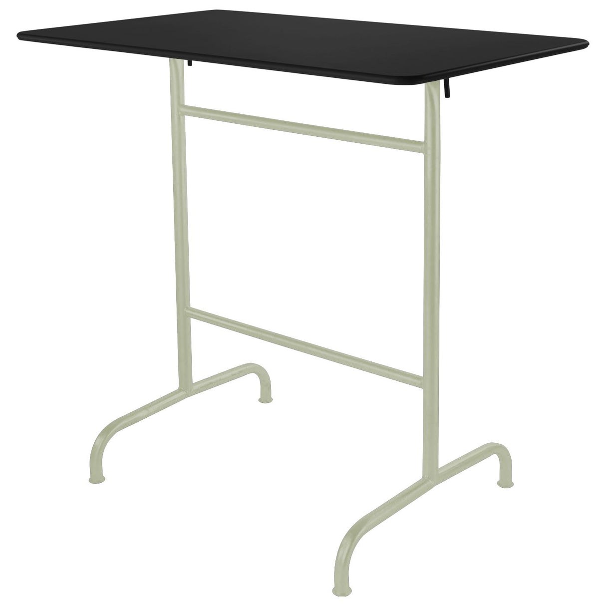 Schaffner Rigi Table haute rabattable 120x70cm Vert Pastel 64 Noir 91
